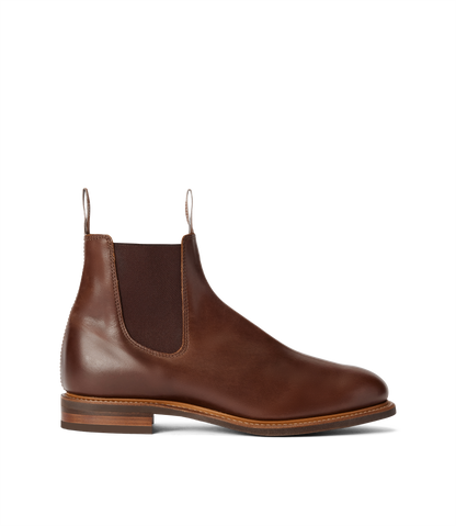 Urban Turnout boot dark tan pull-up leather