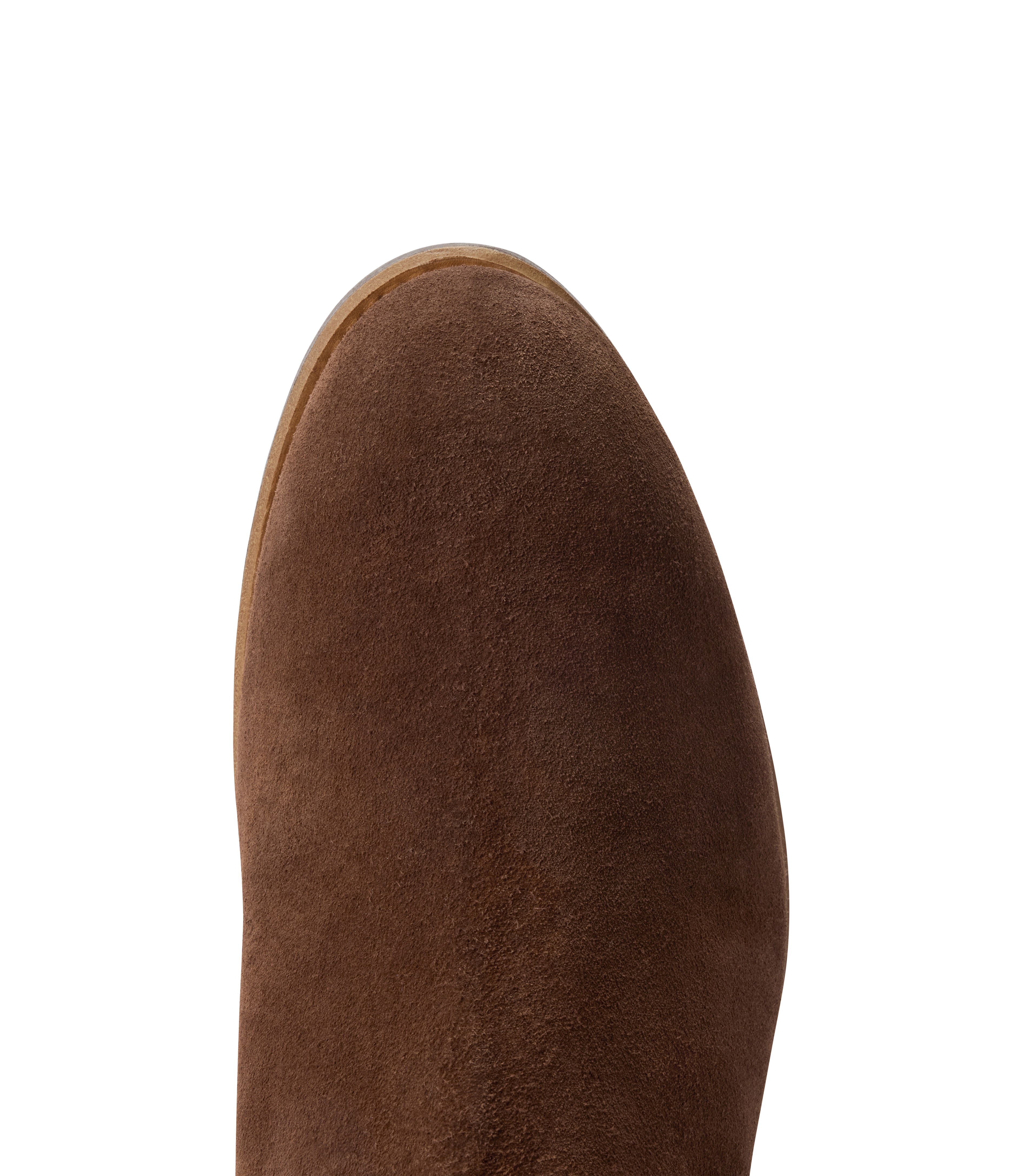 Turnout boot brown suede leather