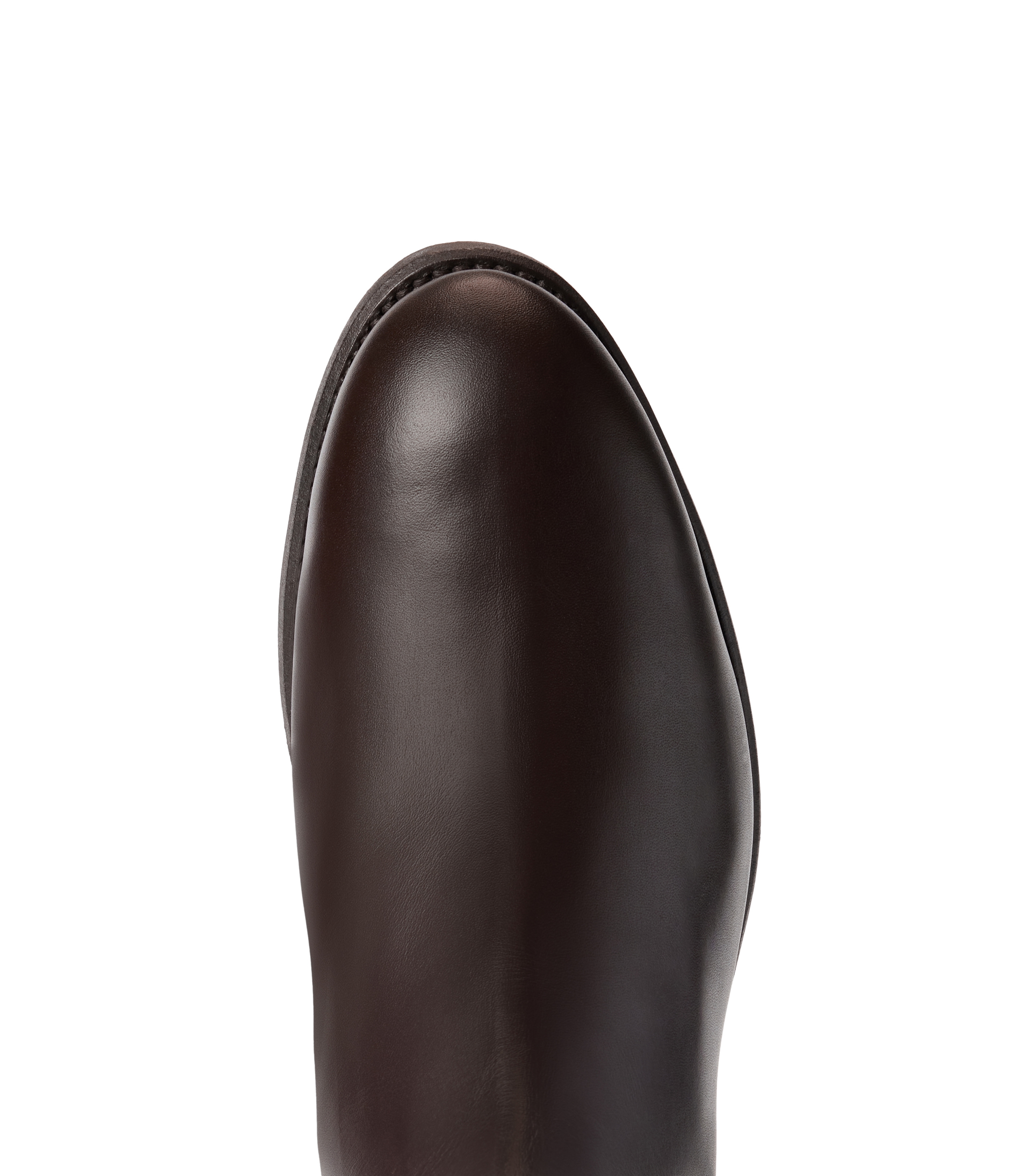 Turnout boot chestnut yearling leather