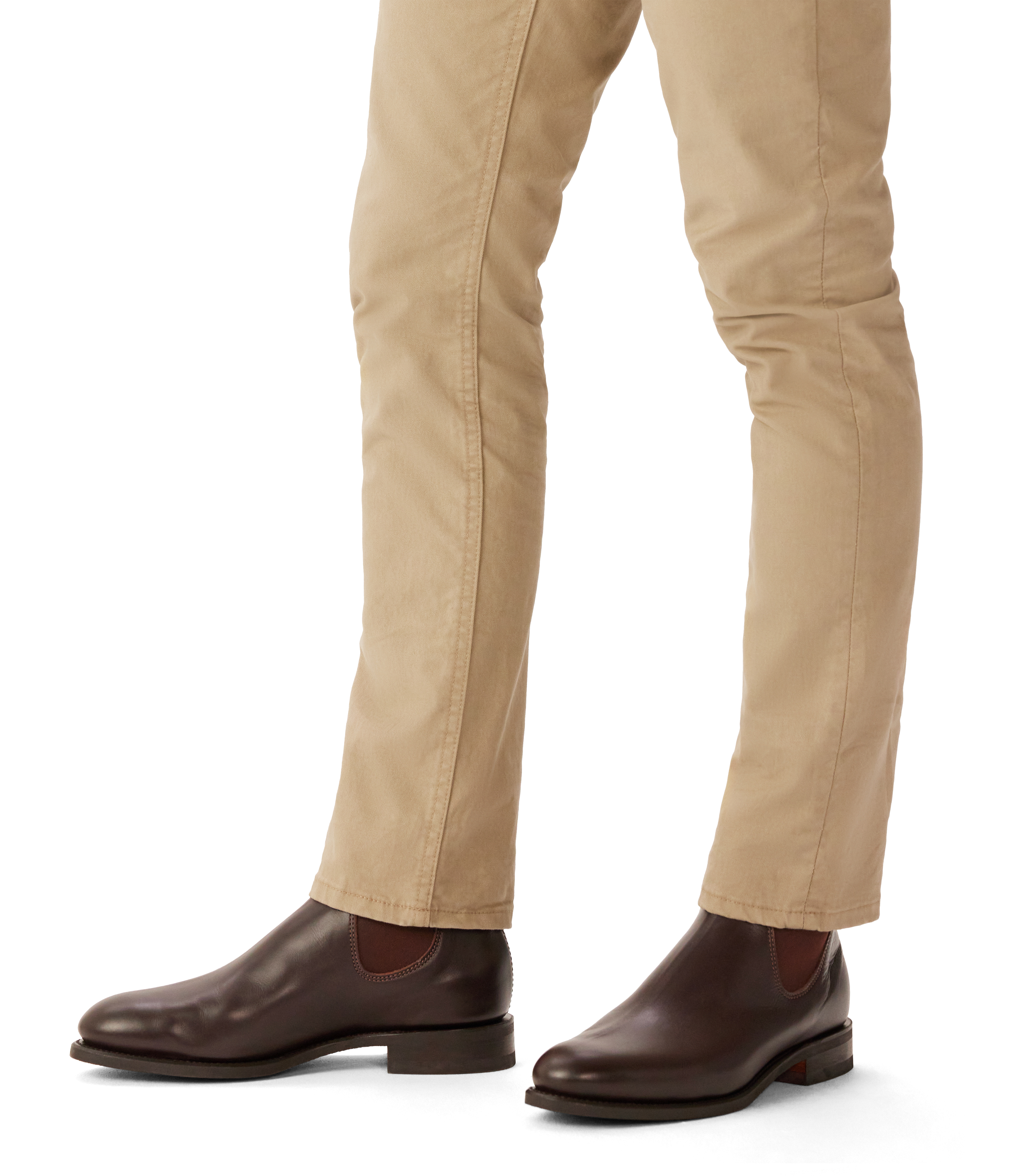 Turnout boot chestnut yearling leather