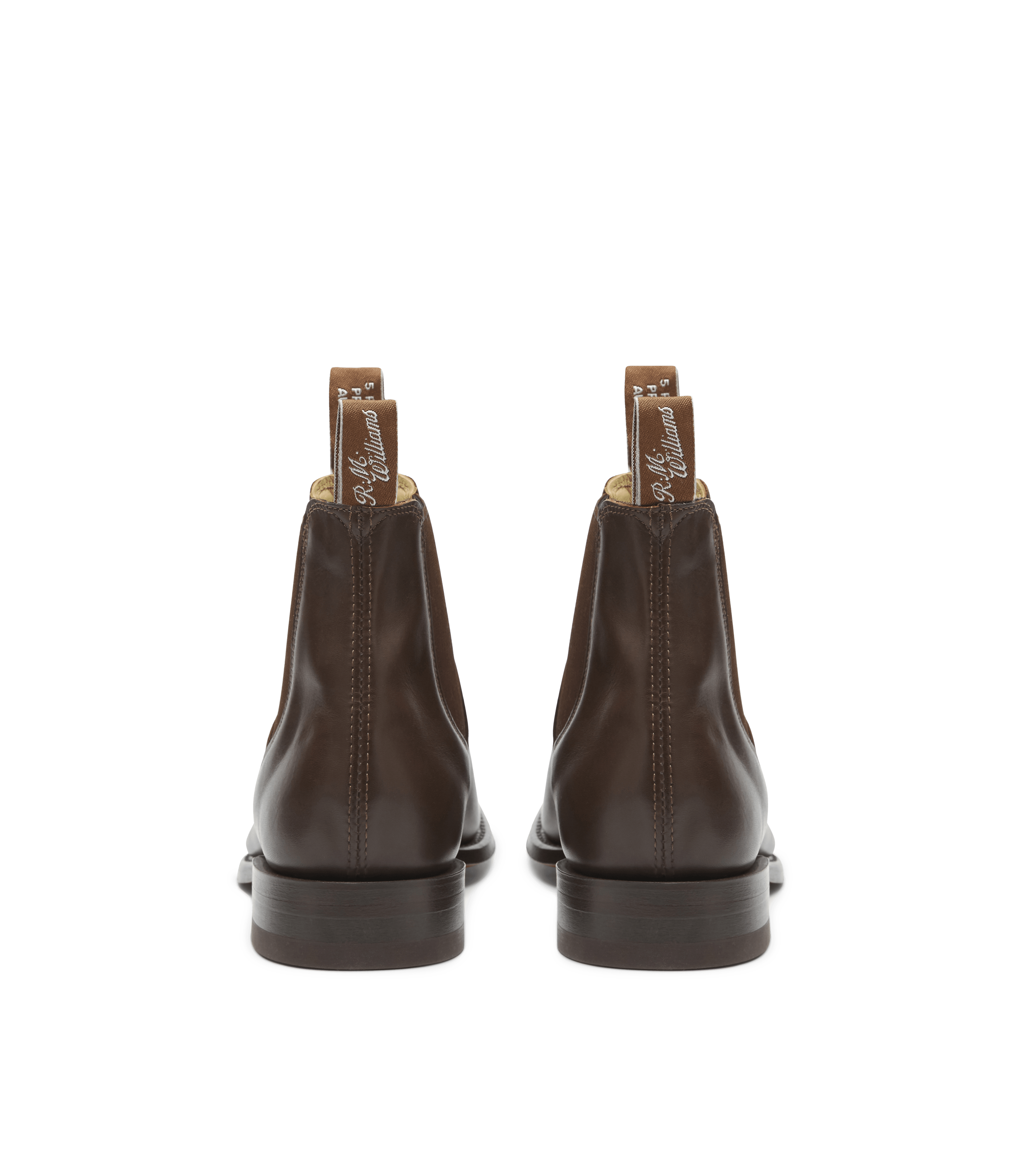 Signature Craftsman boot dark tan veal calf leather