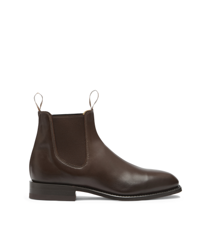 Signature Craftsman boot dark tan veal calf leather