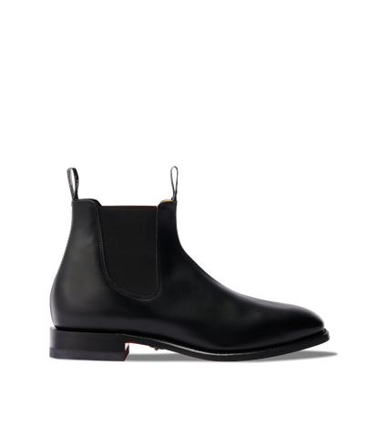 Signature Craftsman boot black veal calf leather
