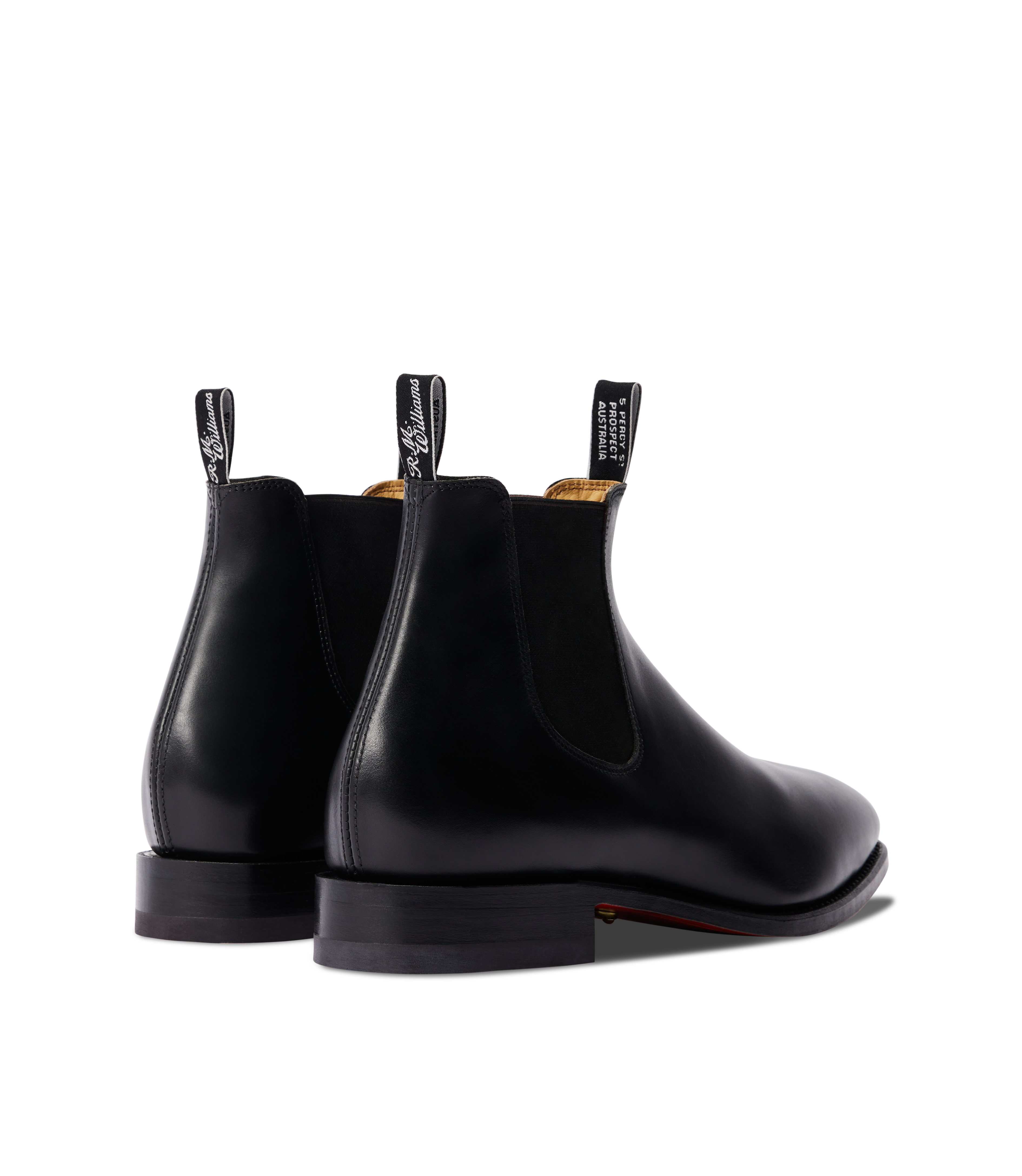 Signature Craftsman boot black veal calf leather