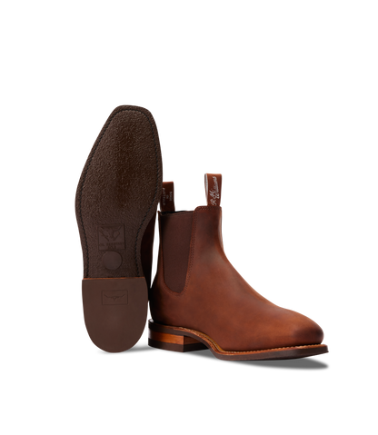 Craftsman boot bark oiled nubuck leather