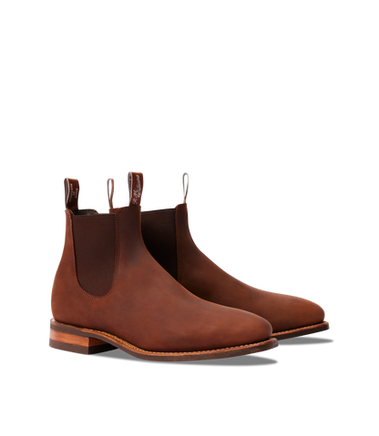 Craftsman boot bark oiled nubuck leather