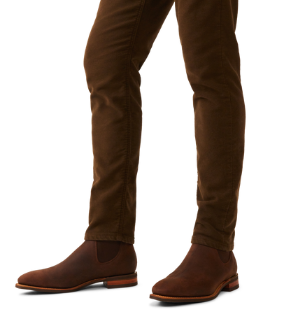 Craftsman boot bark oiled nubuck leather