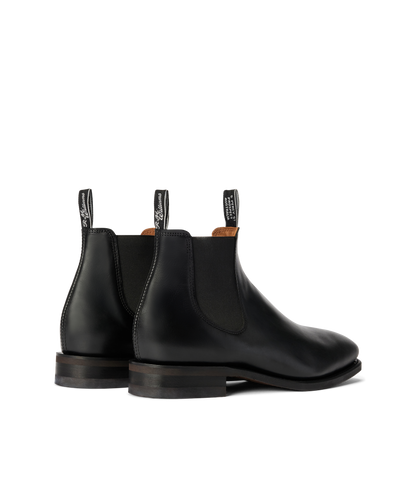 Craftsman boot ebony pull-up leather