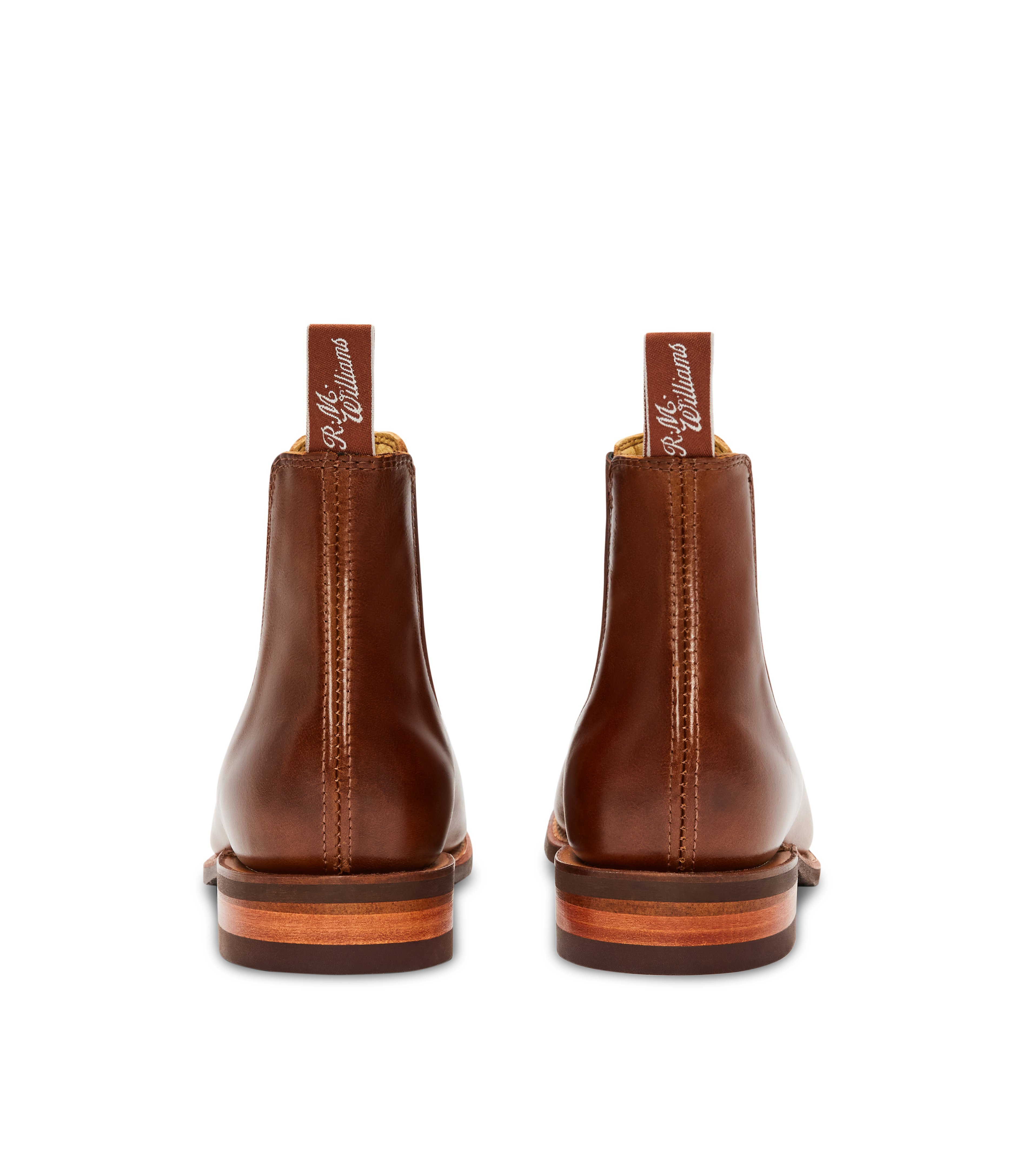 Craftsman boot caramel pull-up leather