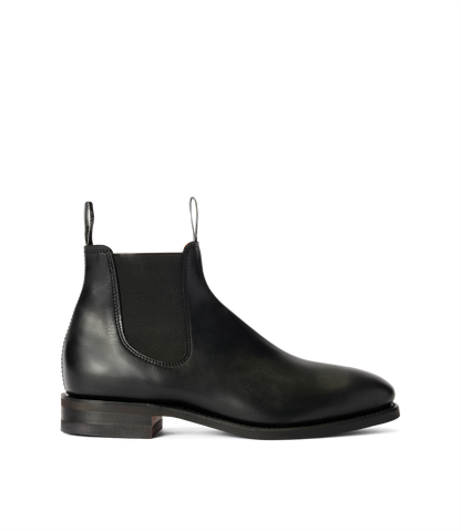 Craftsman boot ebony pull-up leather
