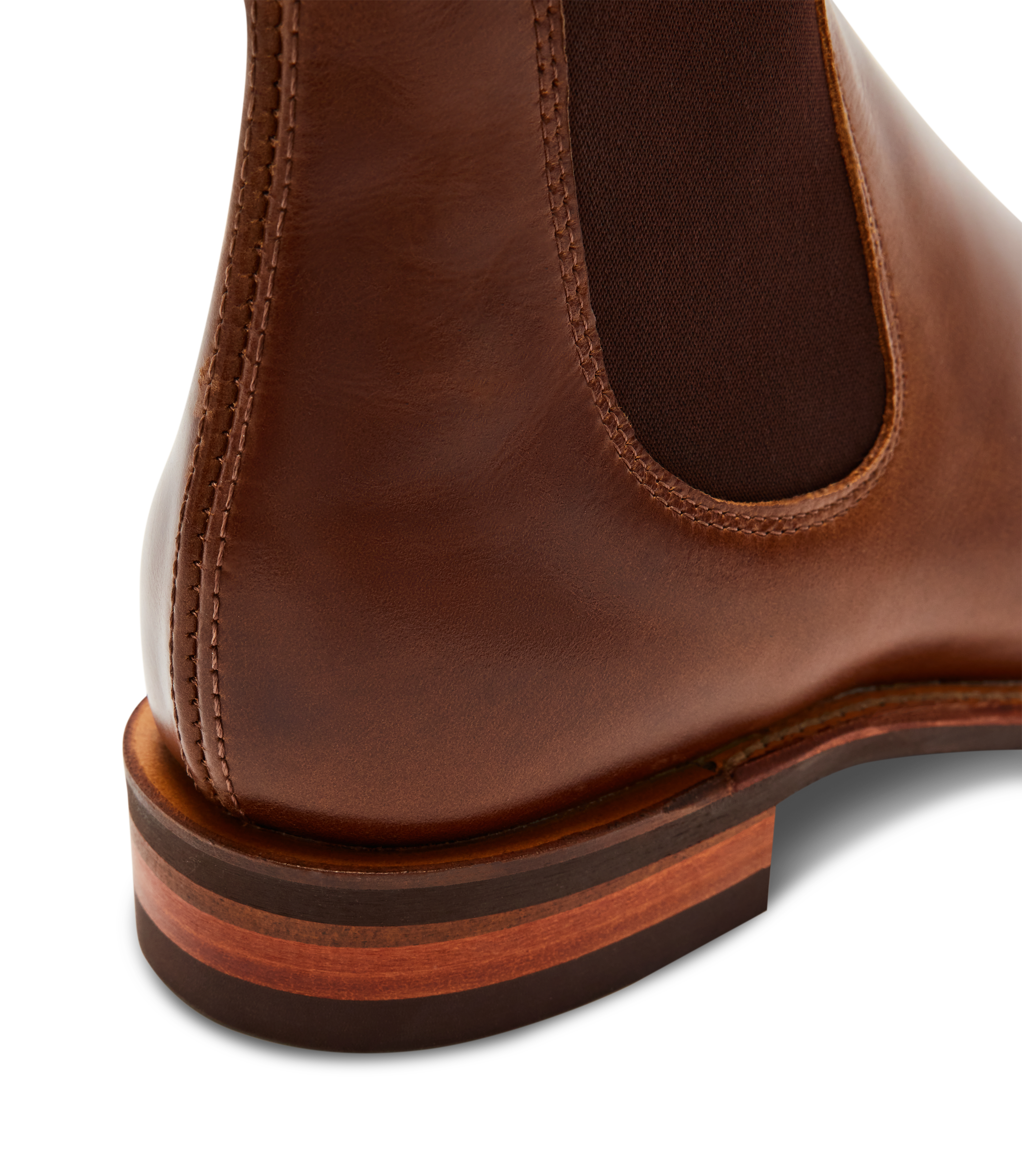 Craftsman boot caramel pull-up leather