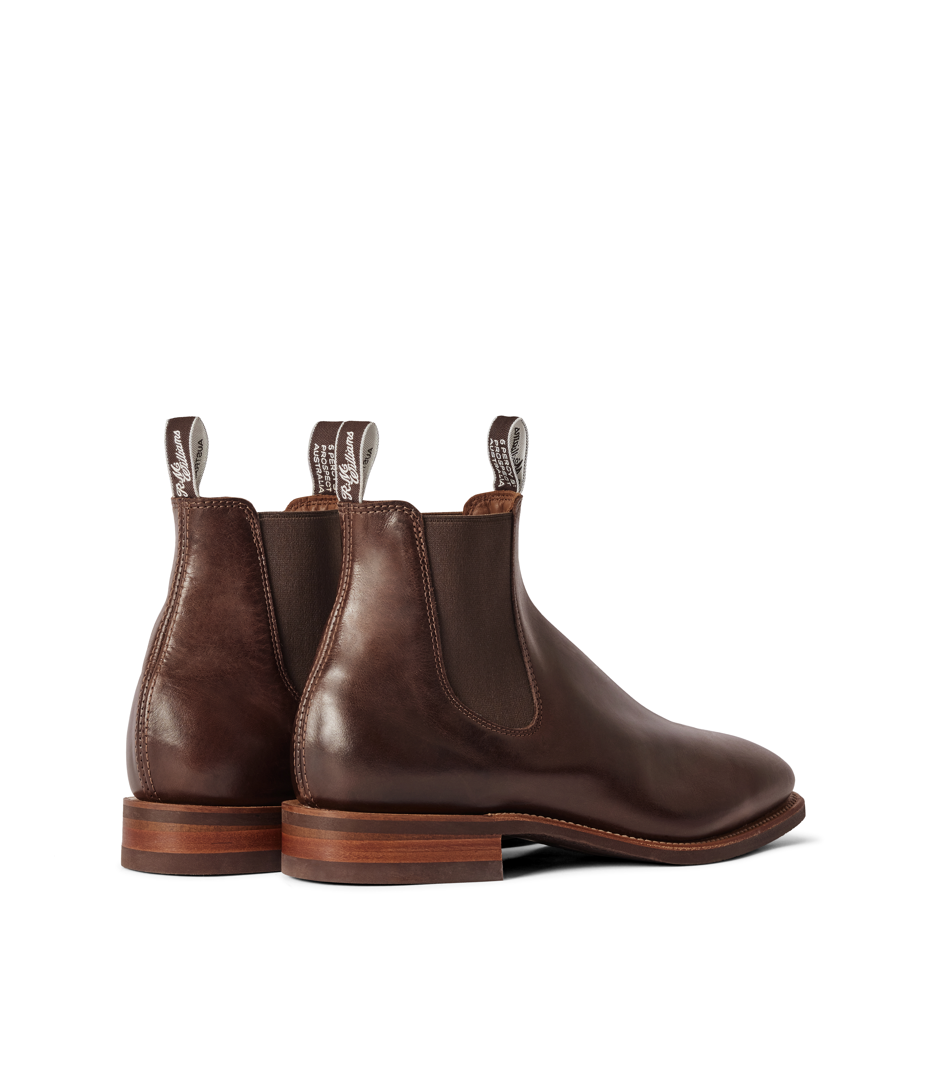 Craftsman boot walnut pull-up leather