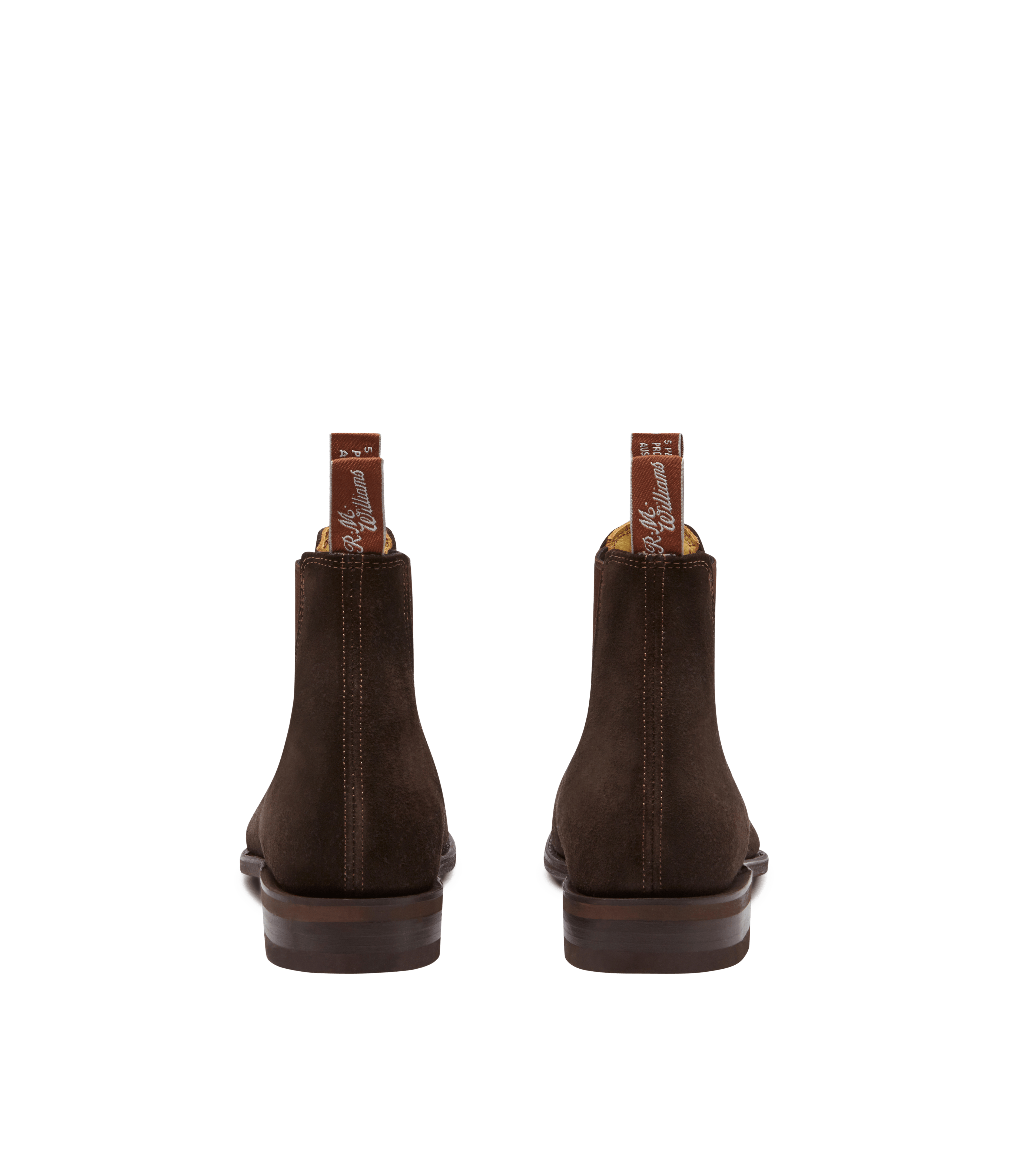 Craftsman boot chocolate suede leather