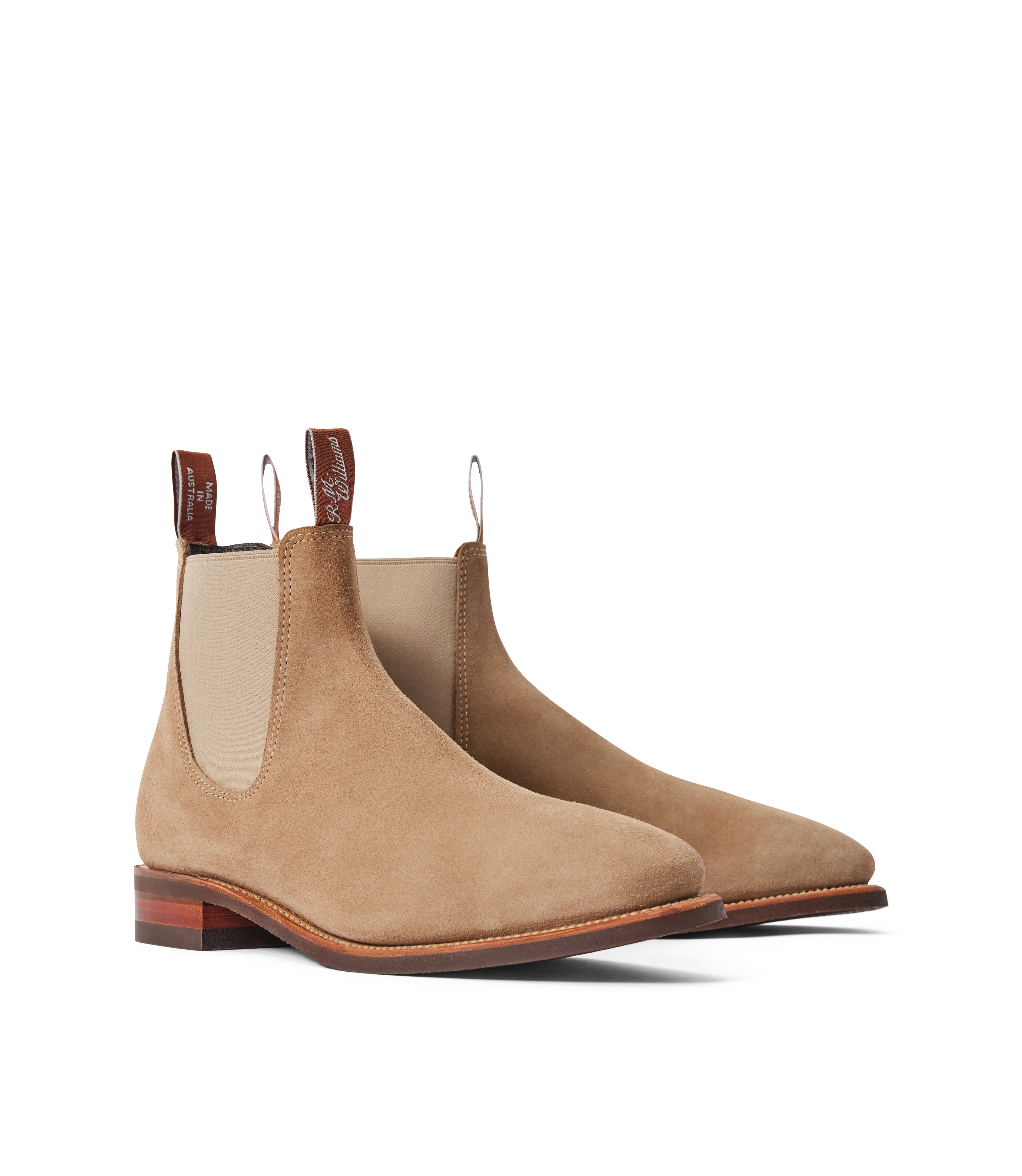 Craftsman boot wood ash suede leather