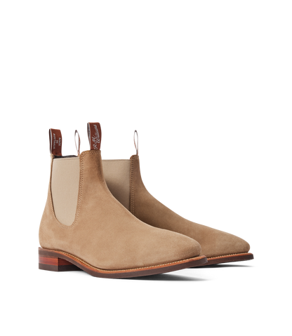 Craftsman boot wood ash suede leather