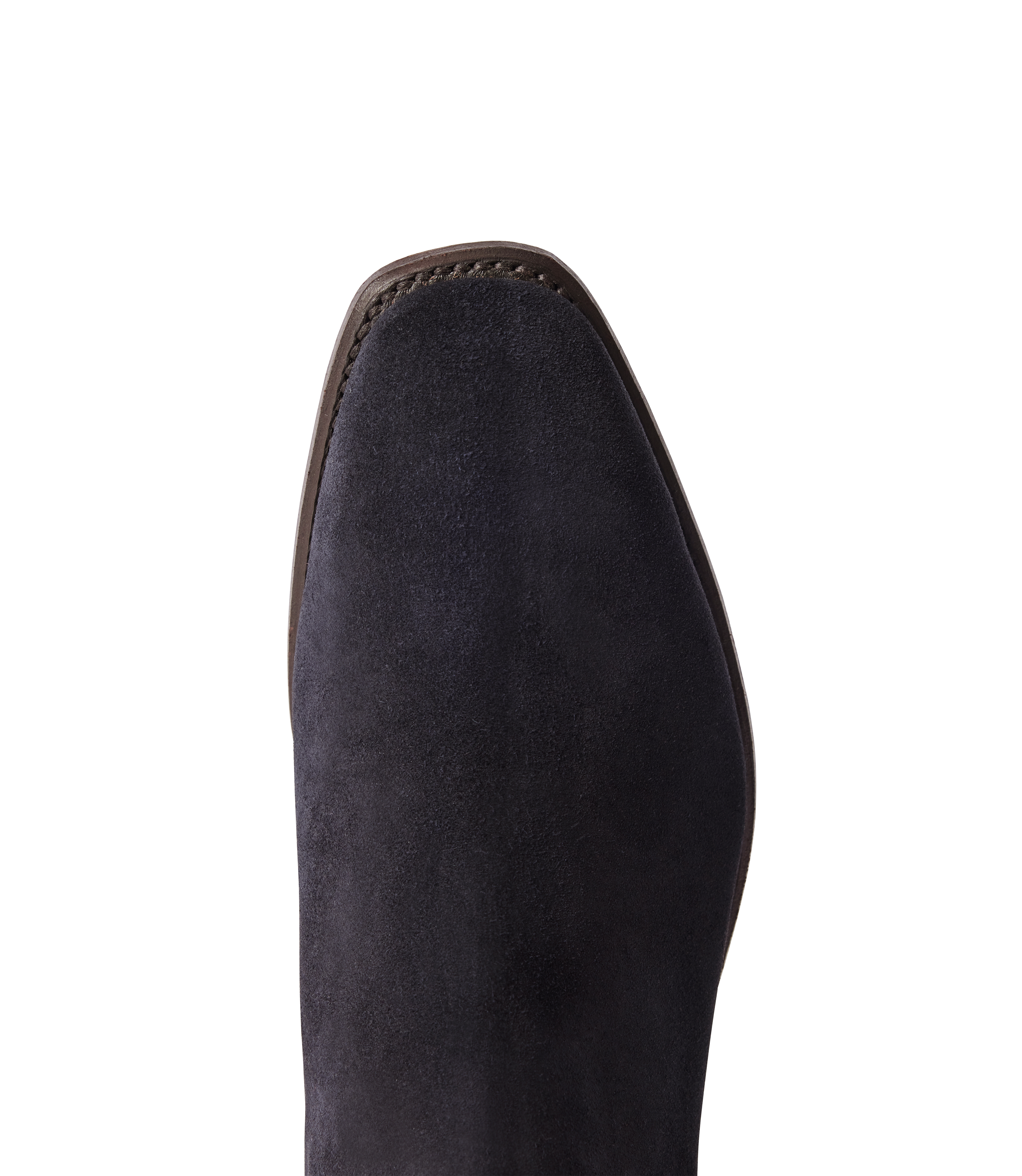 Heritage Craftsman boot dark navy suede leather