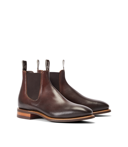 Craftsman boot bordeaux burnished leather