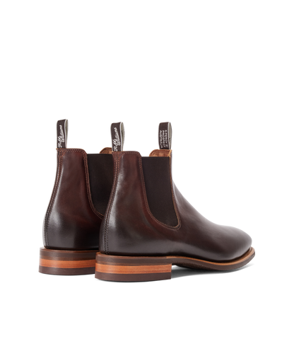 Craftsman boot bordeaux burnished leather