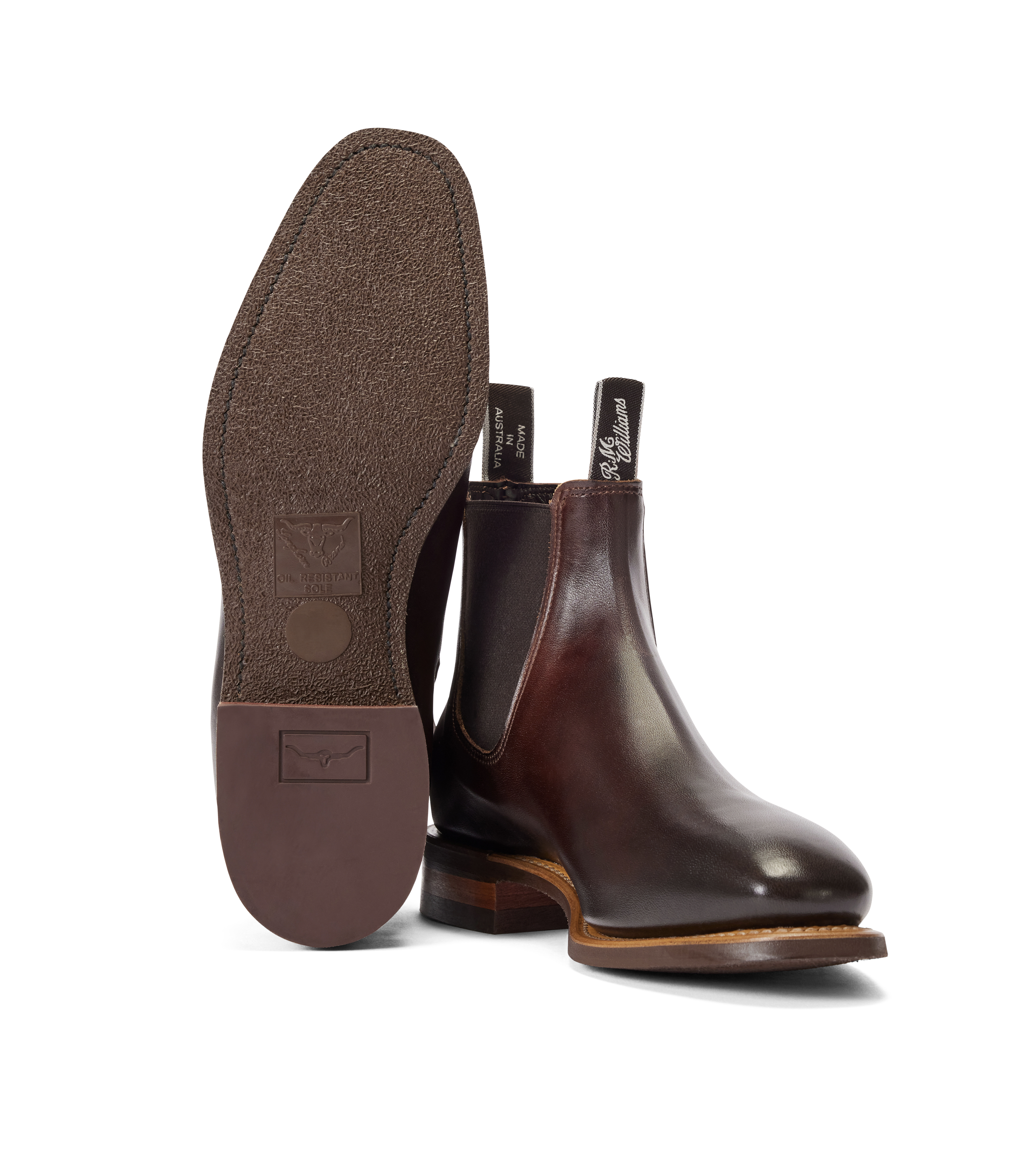 Craftsman boot bordeaux burnished leather