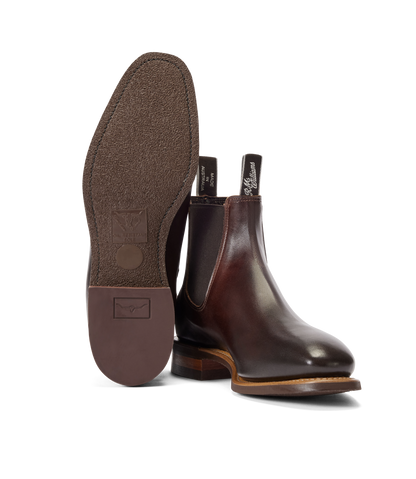 Craftsman boot bordeaux burnished leather