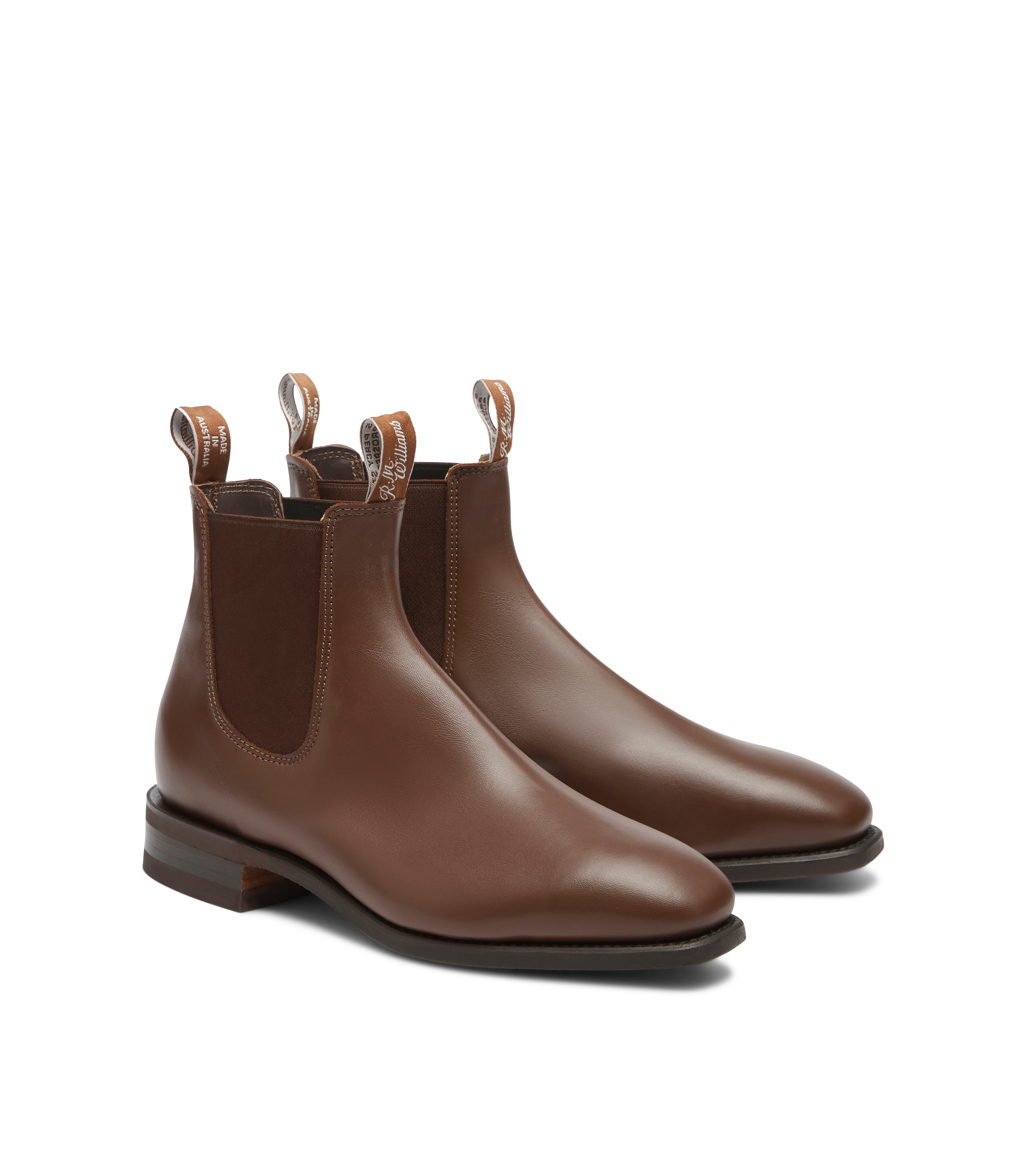 Craftsman boot dark tan yearling leather