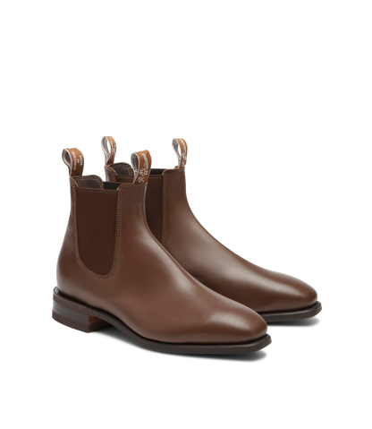 Craftsman boot dark tan yearling leather