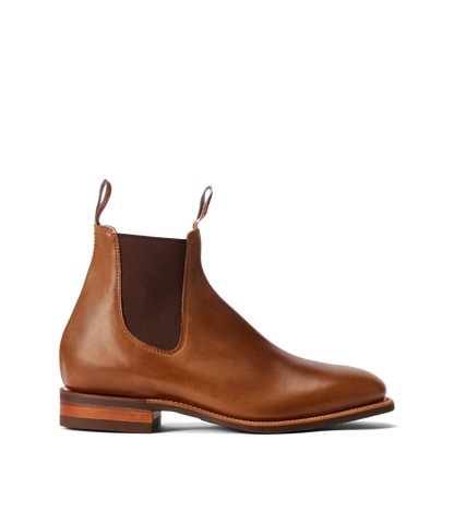 Tambo boot caramel pull-up leather