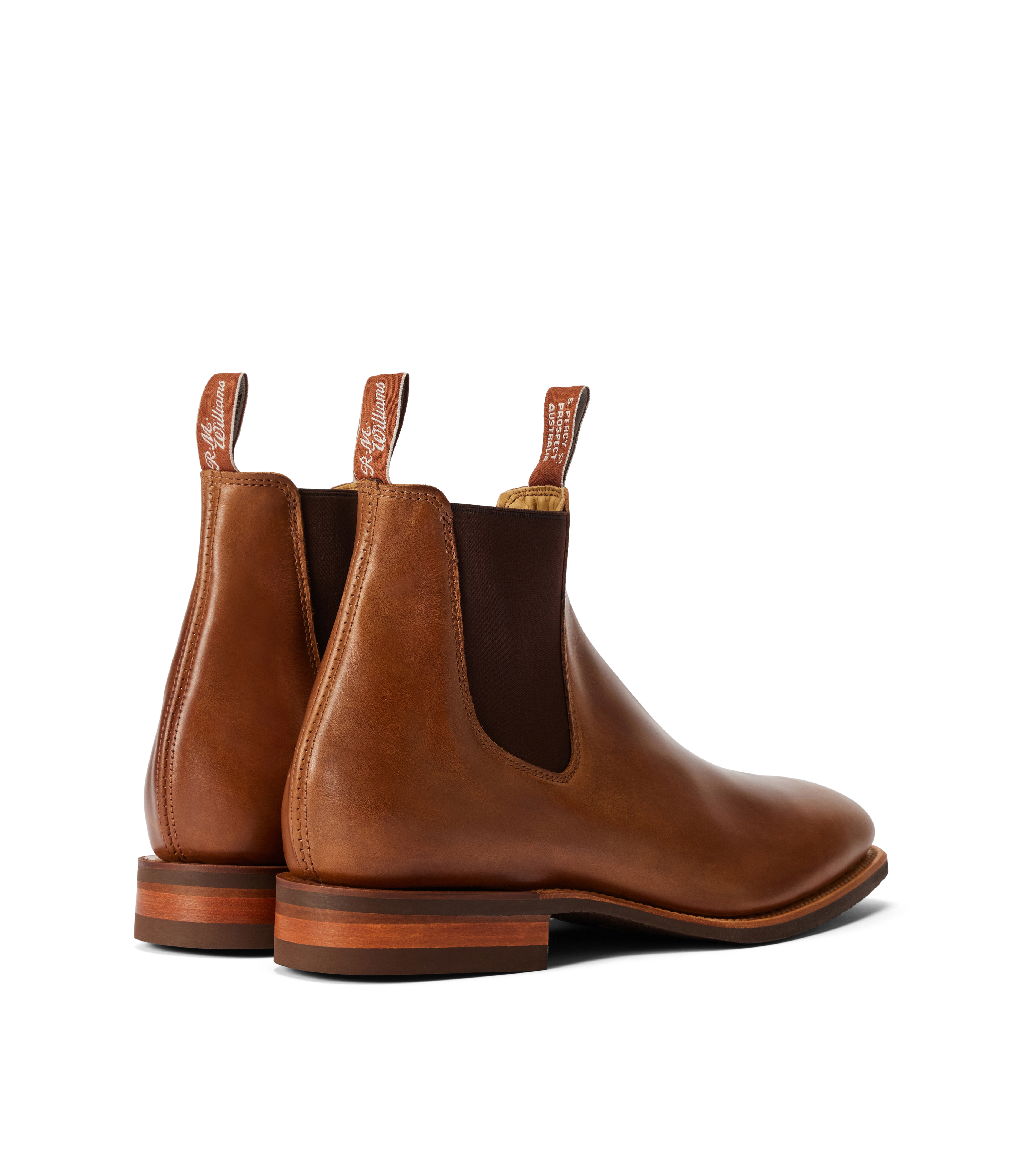 Tambo boot caramel pull-up leather