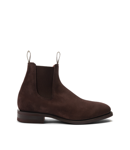 Tambo boot chocolate suede leather