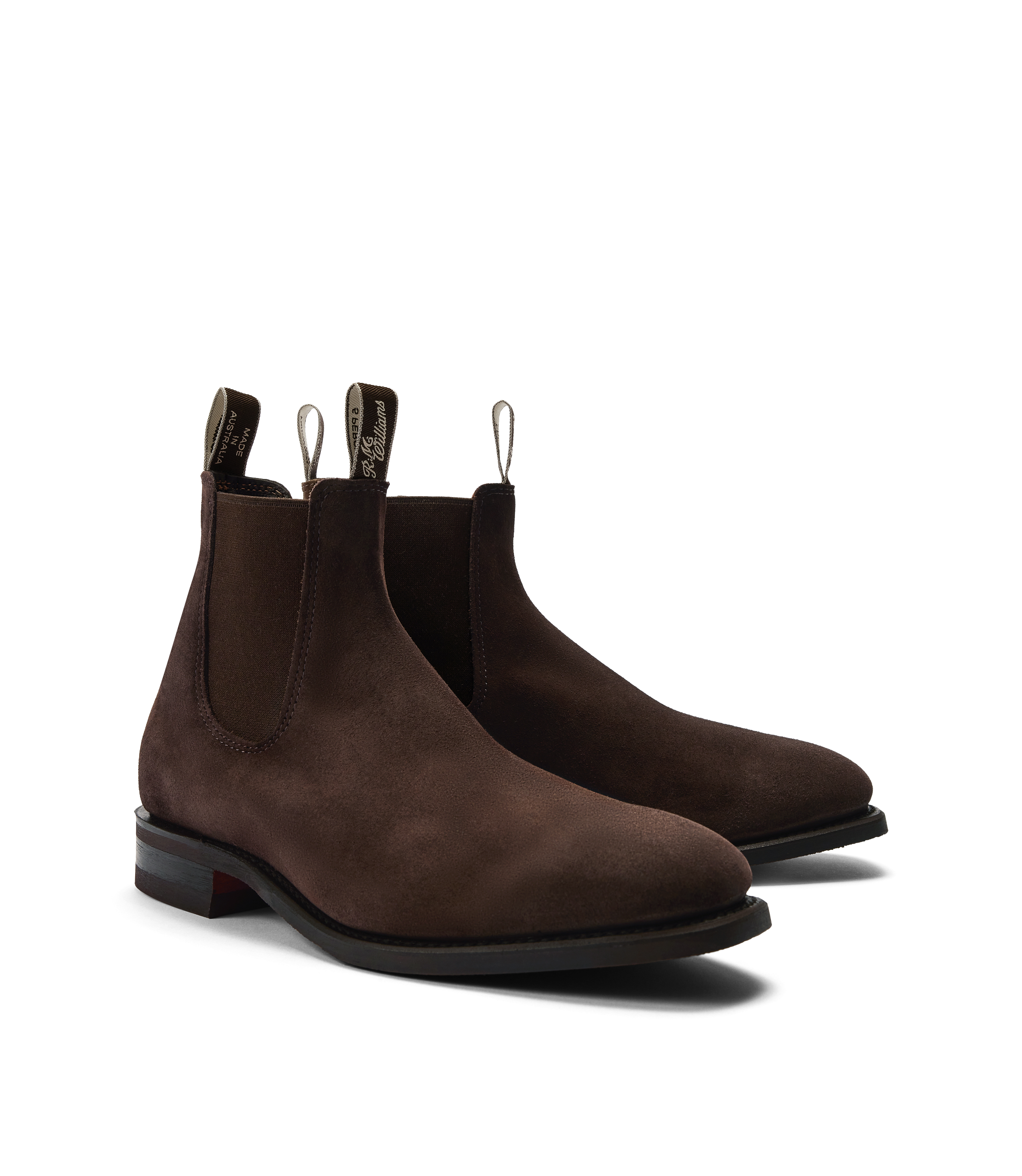 Tambo boot chocolate suede leather