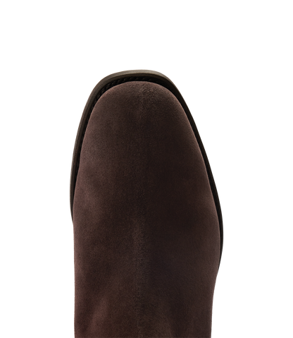 Tambo boot chocolate suede leather