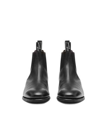 Tambo boot black yearling leather