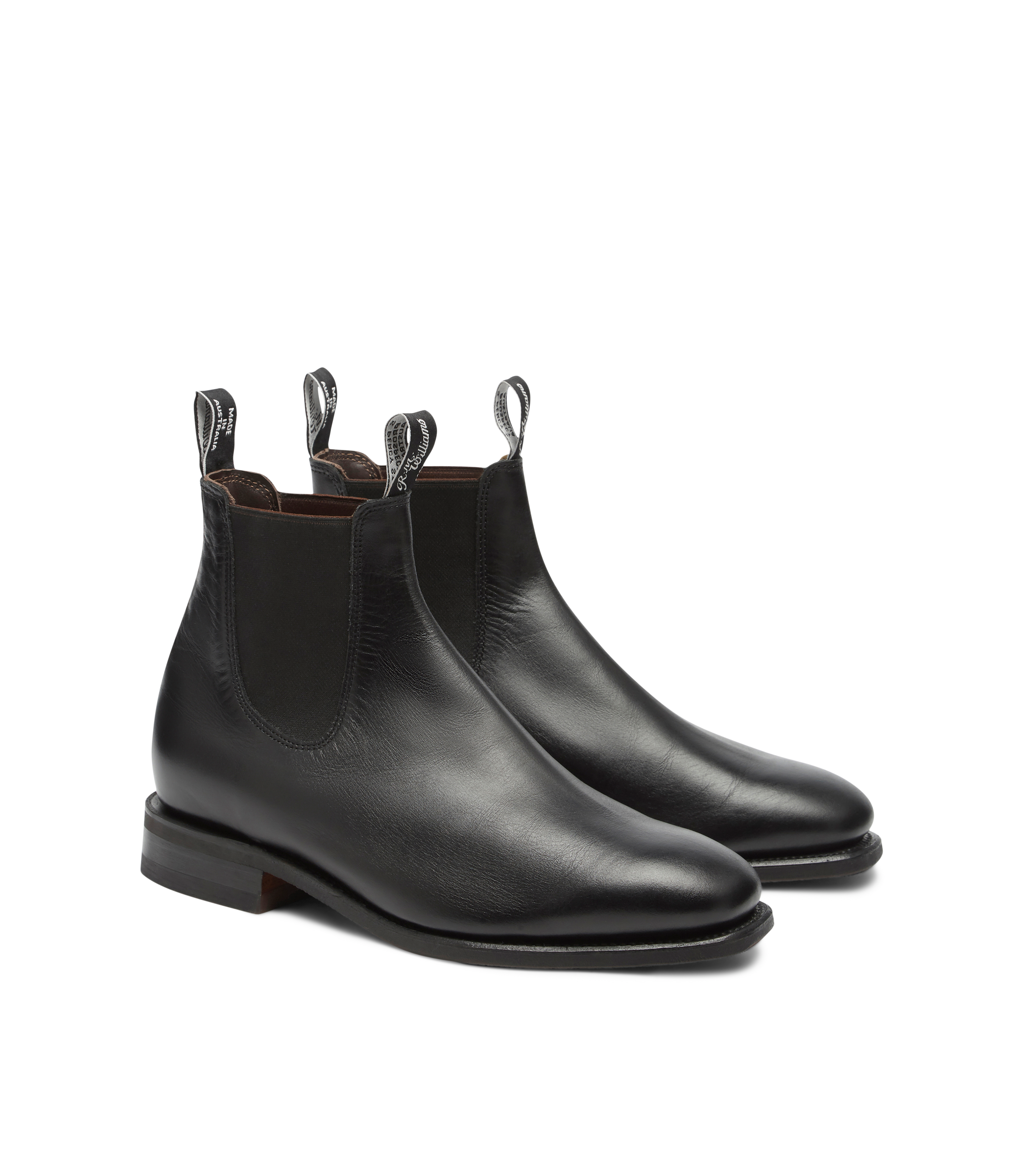 Tambo boot black yearling leather