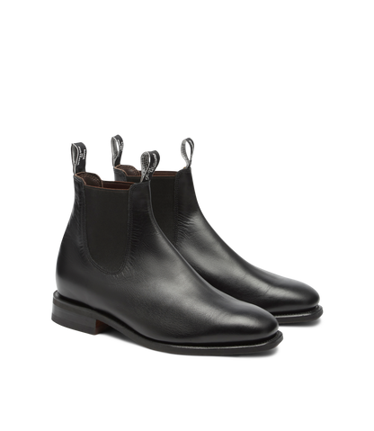 Tambo boot black yearling leather