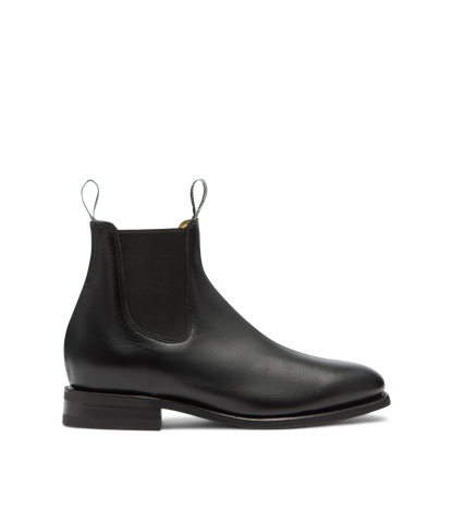 Tambo boot black yearling leather
