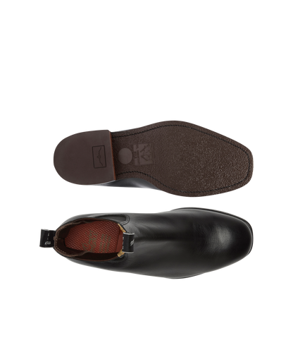 Tambo boot black yearling leather
