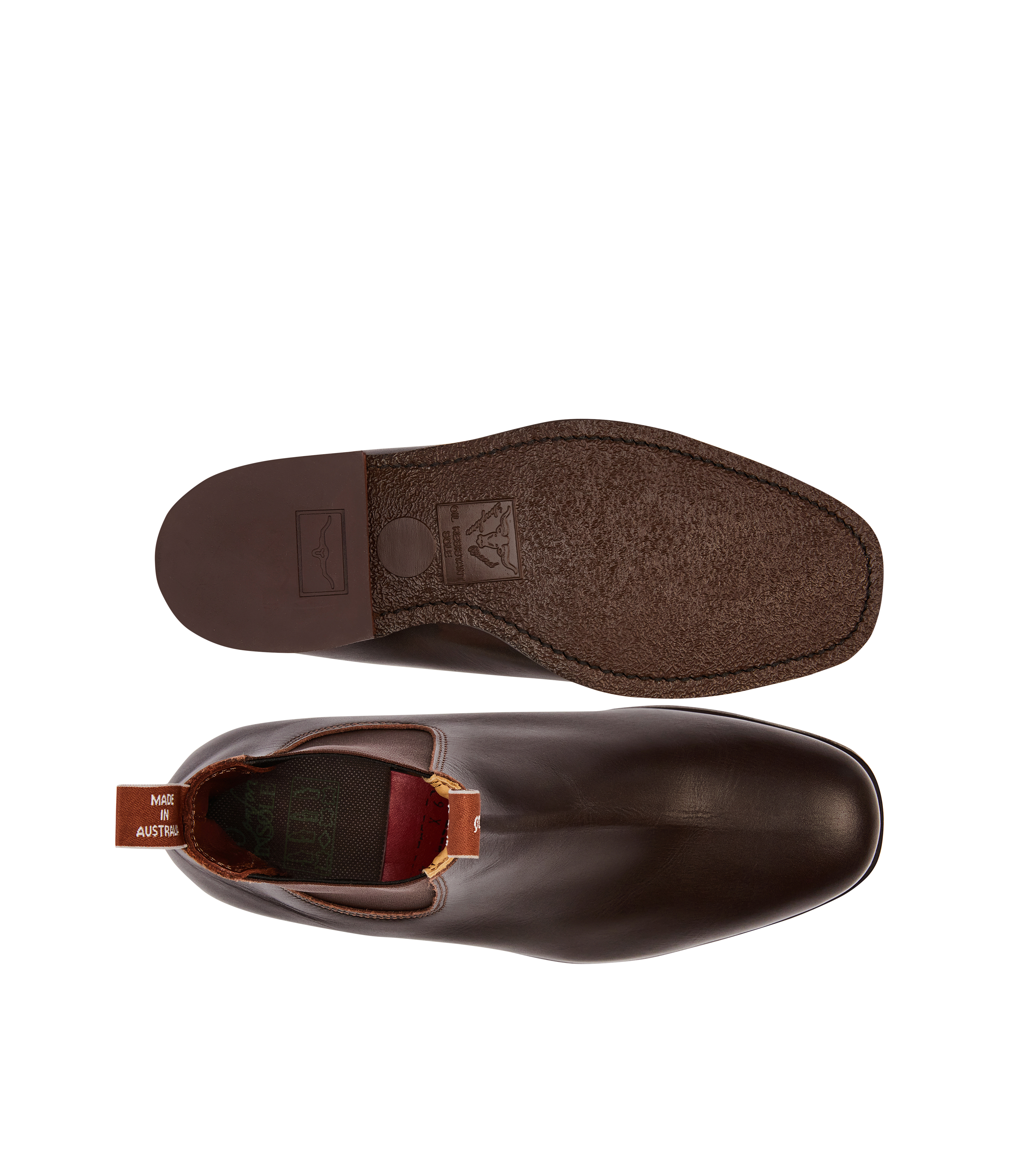 Tambo boot chestnut yearling leather