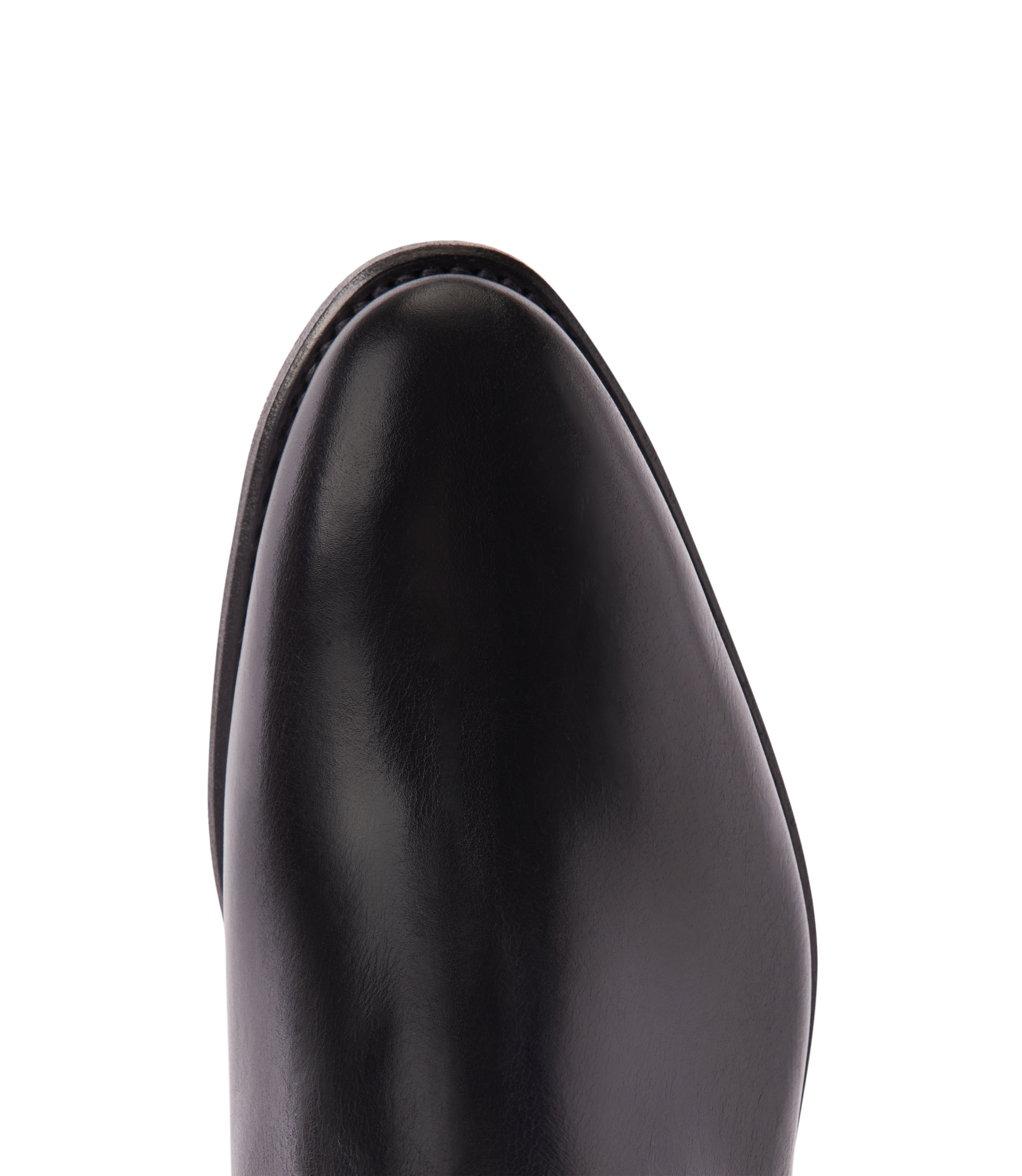 Moriarty boot ebony pull-up leather