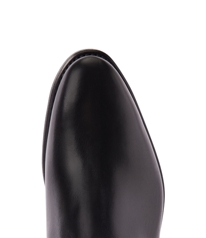 Moriarty boot ebony pull-up leather