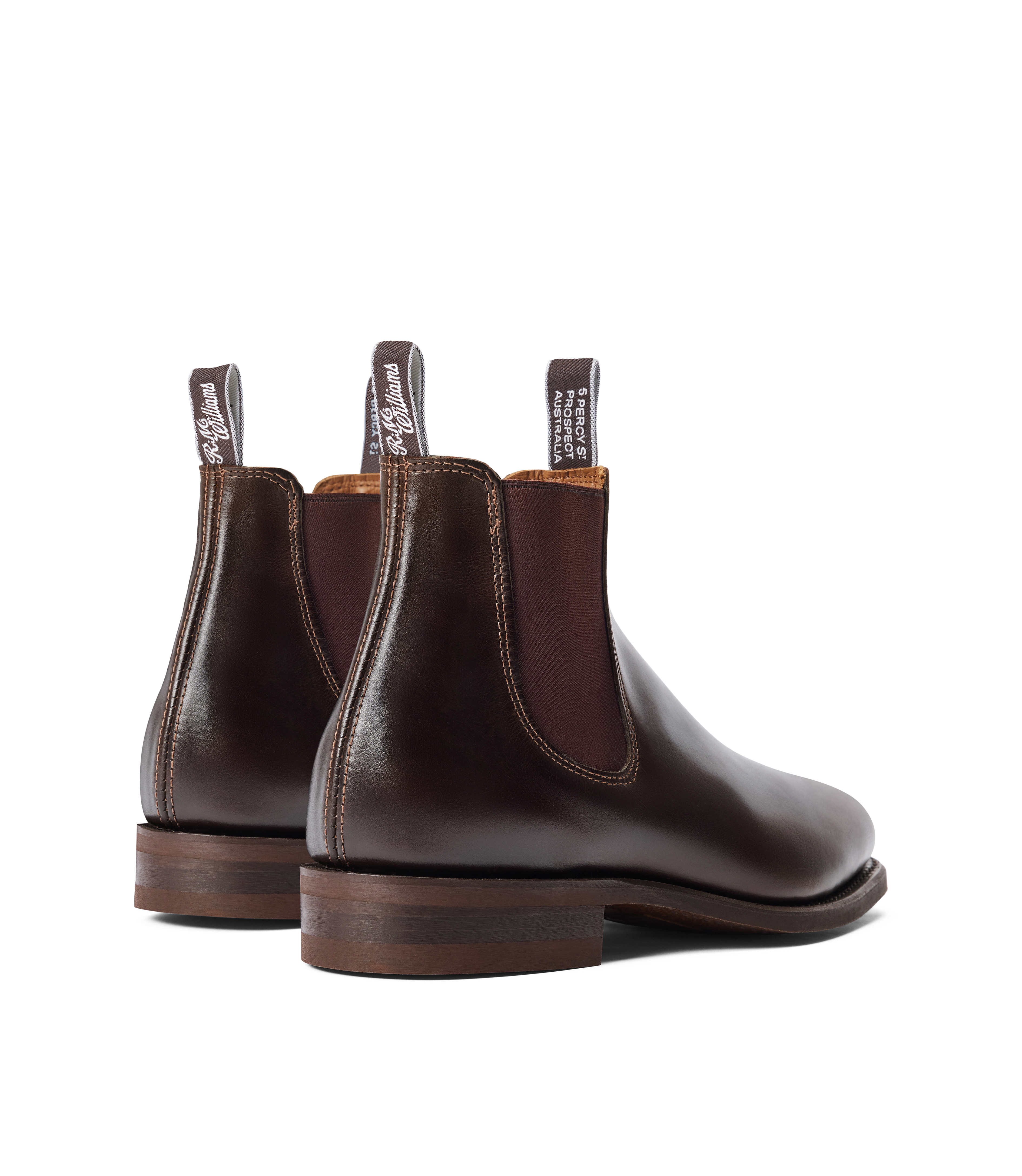 Macquarie boot chocolate pull-up leather