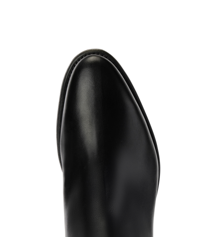 Macquarie boot black pull-up leather