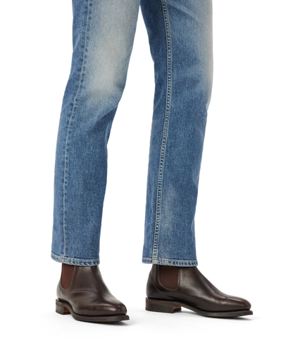 Moriarty boot chocolate pull-up leather