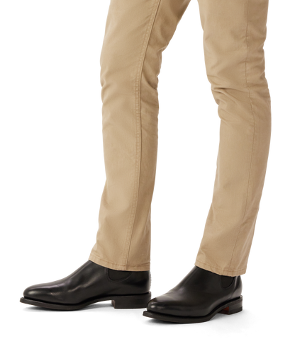 Macquarie boot black pull-up leather