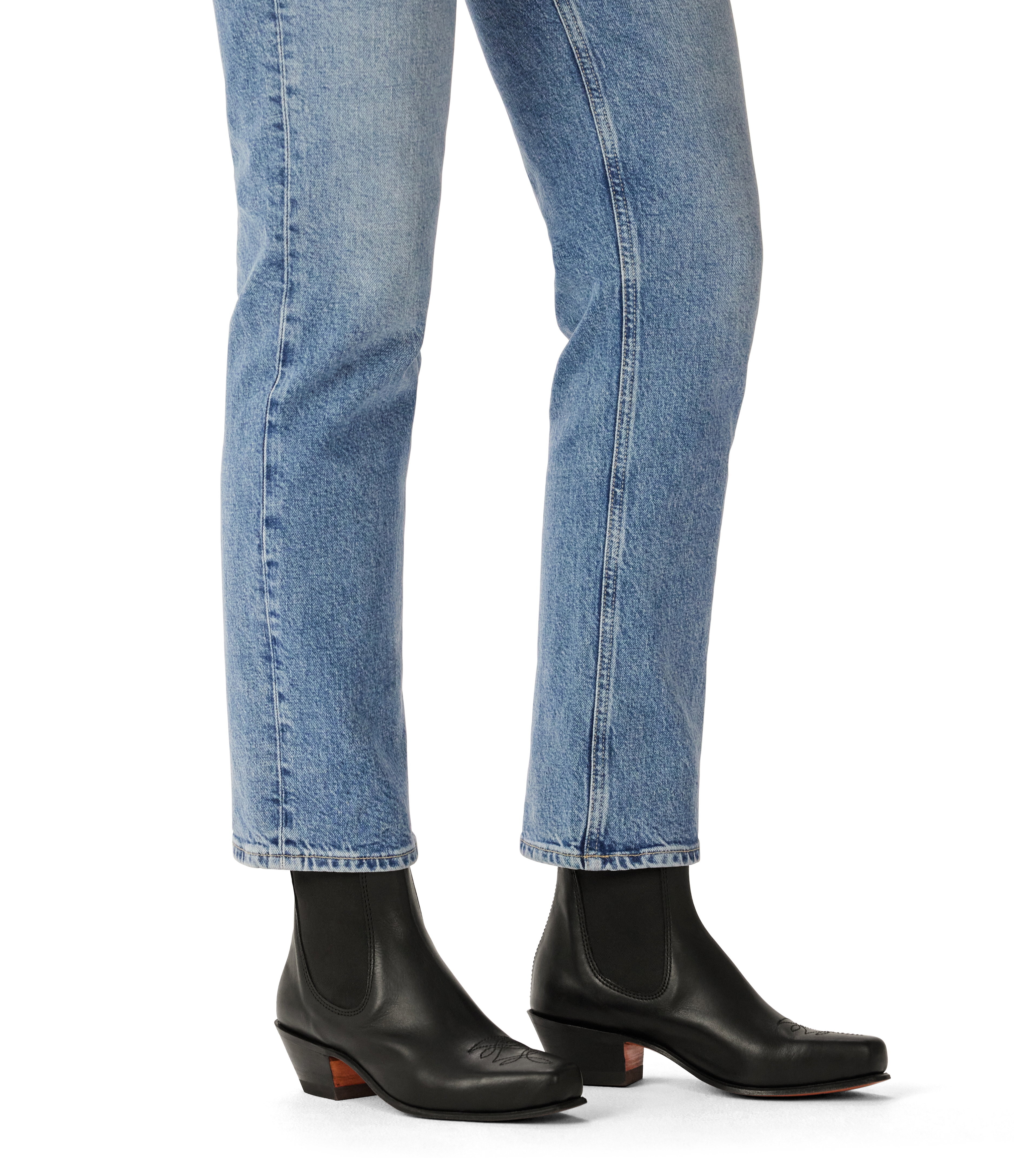 Santa Fe boot black aniline leather