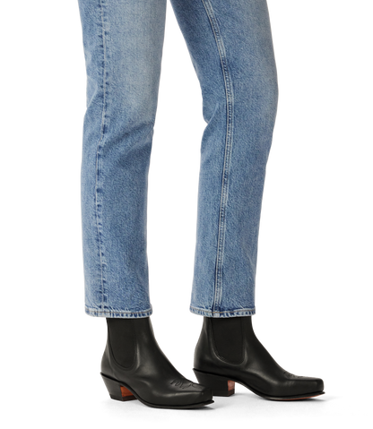 Santa Fe boot black aniline leather