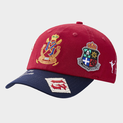 Godspeed Rugby Home Team Dad Hat (Red / Navy)