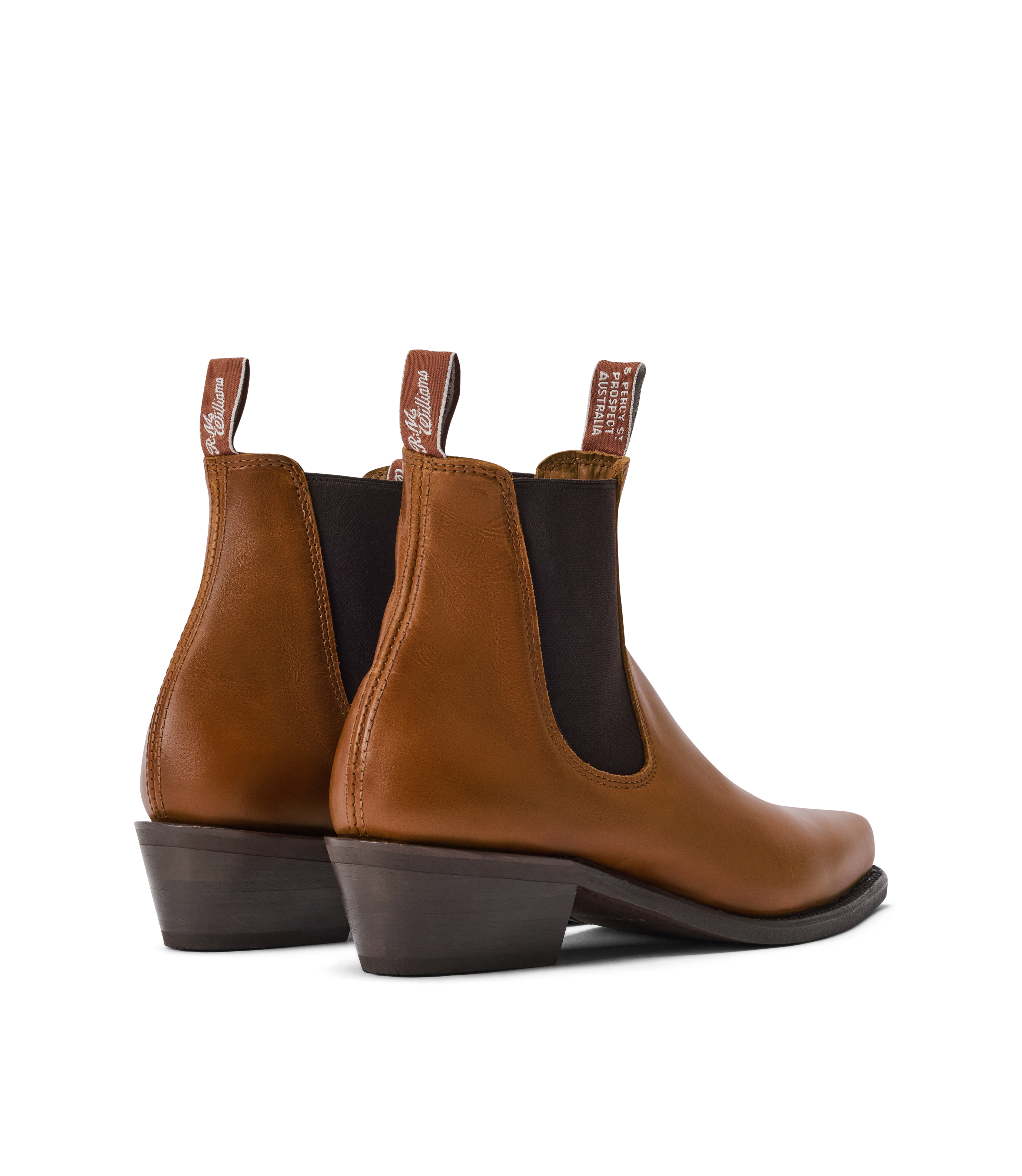 Millicent boot tan pull-up leather
