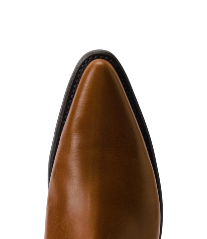 Millicent boot tan pull-up leather
