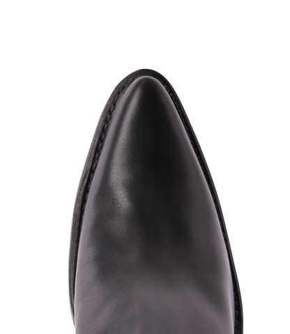 Maya boot ebony aniline leather