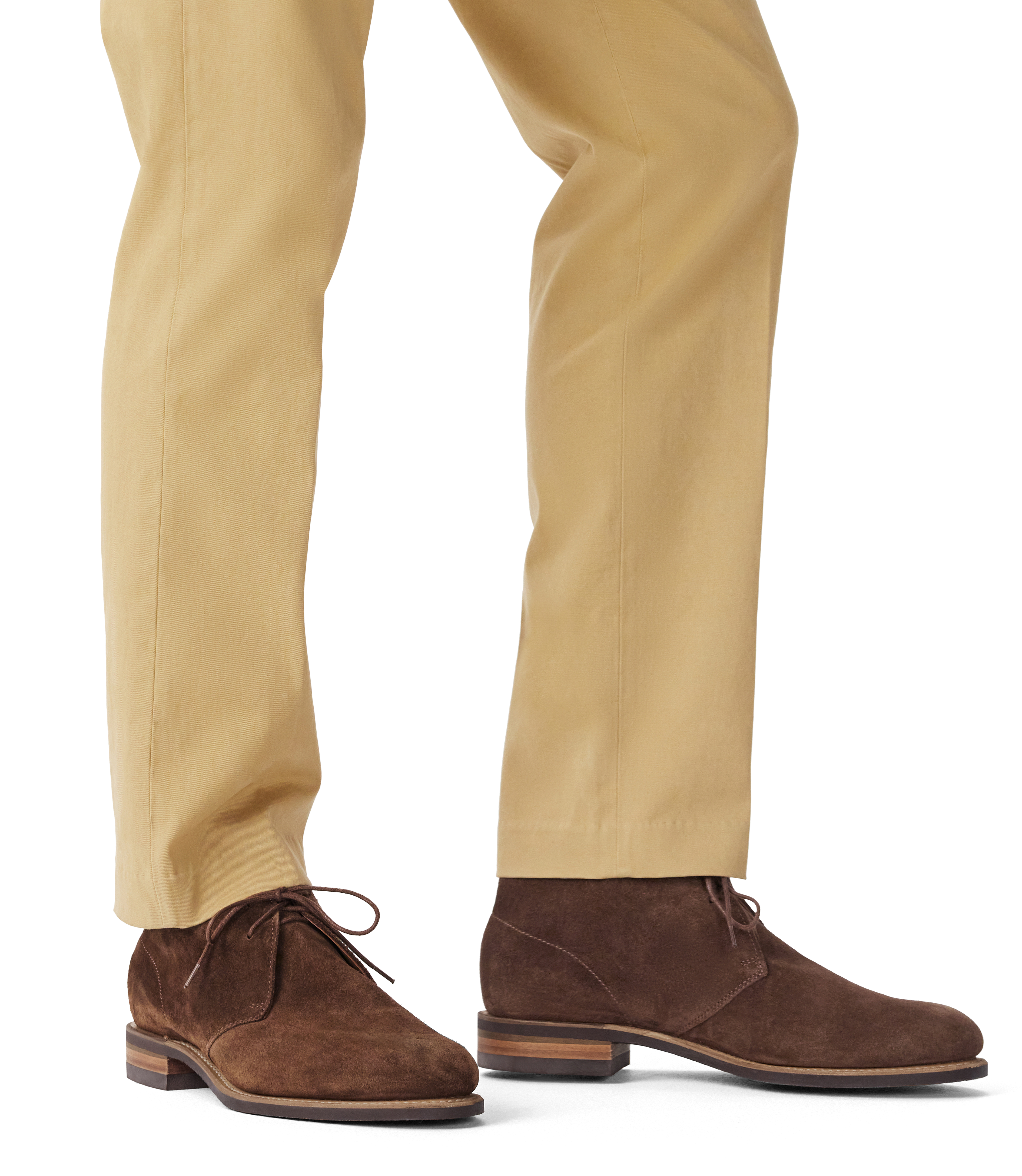 Turnout desert boot brown suede leather